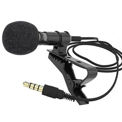 Like Star 3.5 Mm Microphone Mic iOS Laptop Tablet Pc Metal Clip Tie Collar, Singing, Speech - Auxiliary