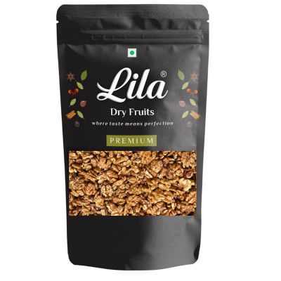 LILA DRY FRUITS 100% Natural Raw Walnut Kernels 4pcs & 2pc. Mix Value Pack | Dry Fruit 500gm