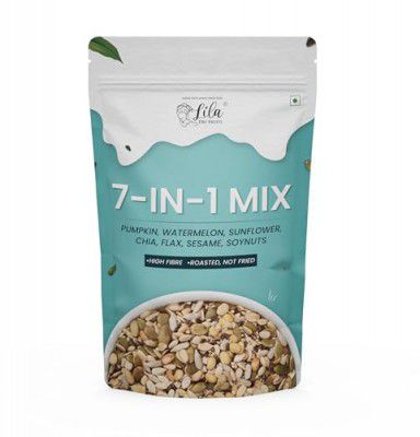 LILA DRY FRUITS 7 in 1 Seeds Mix 200x2 Grams Each - Edible Seeds || Diet Snacks | Superfood for Gifting