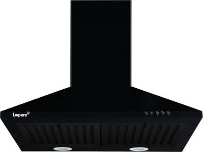 Livpure Airis-60 Wall Mounted Chimney  (Black 1000 CMH)