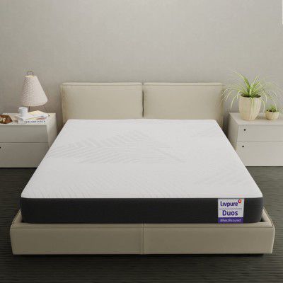 Livpure Smart Duos Reversible HR Foam Mattress 3D Sleep Zones| Manufactured 