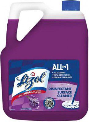 Lizol Floor Cleaner, Disinfectant Surface Cleaner Lavender Lavender (5000 ml)