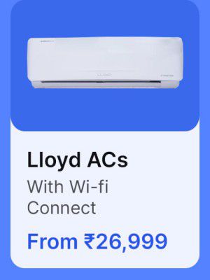 Lloyd ACs from Rs.26999 in Flipkart Big Billion Days Sale.