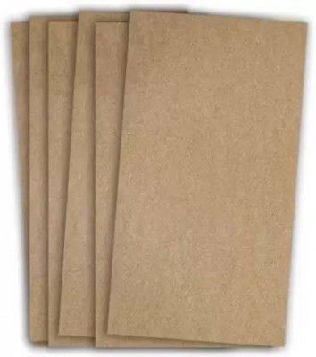 LOAM Plus 6 X 20" Mdf Board Sheet For Art & Craft Pack of 6 (15.24 cm x 50 cm) Ash Japanese Wood Veneer  (15 cm x 50 cm)