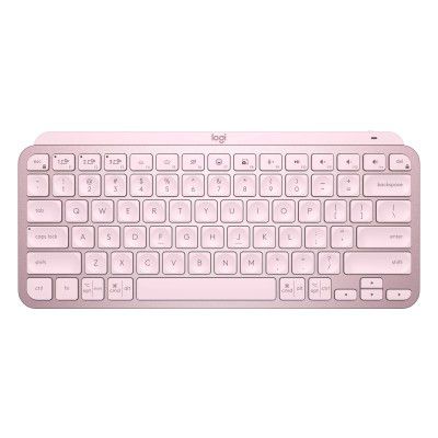 Logitech MX Keys Mini Minimalist Wireless Illuminated Keyboard, Rose