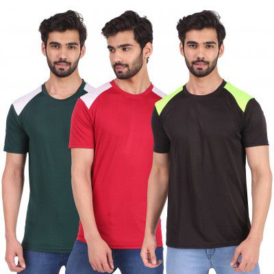 London Hills - Men's Slim Fit T-Shirt Pack Of 3