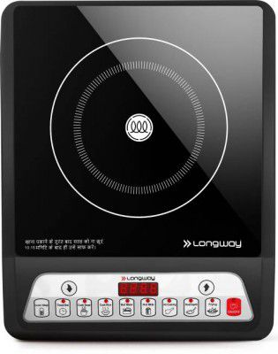 Longway 2000 W Induction Cooktop Push Button  (Black, Elite Plus IC 2000 W)