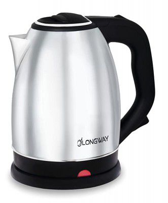 Longway Kestro Electric Kettle with Stainless Steel Body, 2 litres boiler for Water, instant noodles, soup etc.