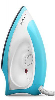 Longway Kwid Light Weight Non-Stick Teflon Coated Dry Iron, Electric Iron for Clothes | 1 Year Warranty| (1100 Watt, Blue)