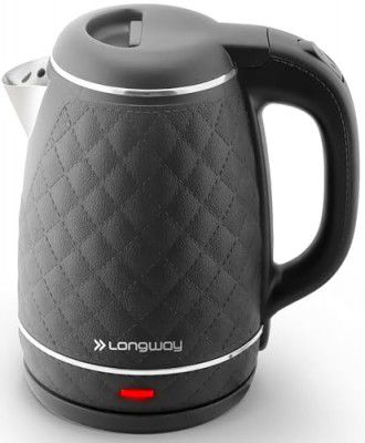 Longway Marvel 2 Ltr Electric Kettle with Stainless Steel Body (1500 Watt, Black)