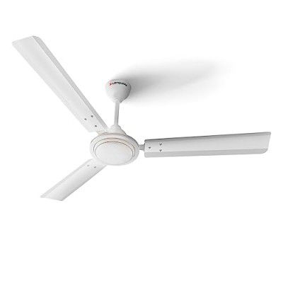 LONGWAY Nexa Delux 1200 mm High Speed (100% Copper) Ceiling Fan - 400 RPM - 3 Years Warranty (White, Pack Of 1)