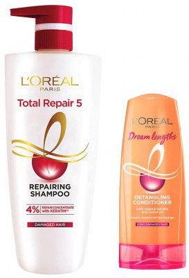 LOréal Paris Shampoo 1l & LOréal Paris Conditioner192.5ml