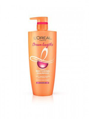 LOreal Paris Dream Lengths Restoring Shampoo with Vegetal Keratin & Castor Oil 1L