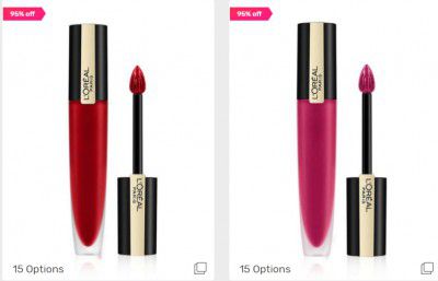 L'oreal Paris Liquid Lipstick Starting From Rs 34 @ 95% Off