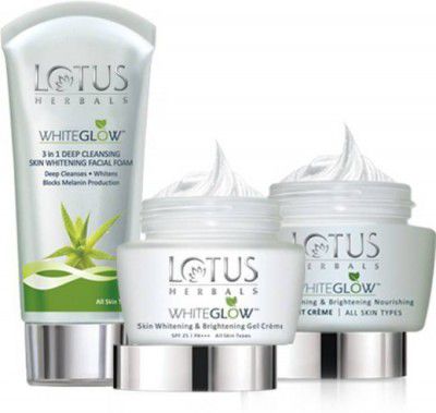 LOTUS HERBALS White Glow Day And Night Pack with free Face wash  (2 Items in the set)