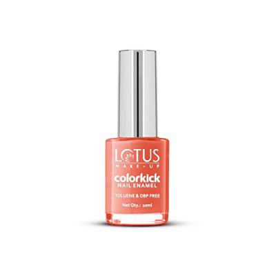 LOTUS MAKE-UP Colorkick Nail Polish, Glossy Finish, Chip Resistant, Candy Drop 921 | 10ml