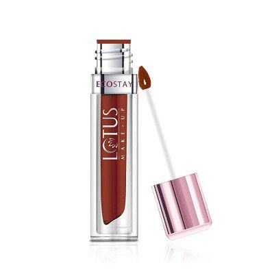 Lotus Makeup Ecostay Matte Lip Lacquer Magical Brown, Brown, 4 g