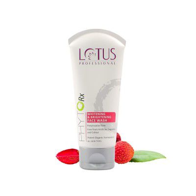 Lotus Professional PHYTORx Whitening & Brightening Face Wash | Skin lightening | Even skin tone | Skin soothing | Cruelty Free | 80g