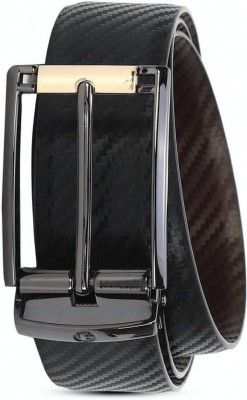 LOUIS PHILIPPE  Men Black Genuine Leather Belt