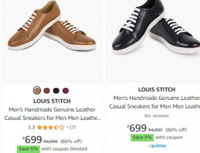 LOUIS STITCH Mens Upto 90% Off