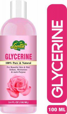 Lovita Organics Pure Glycerin for Beauty and Face, Hair & Skin Care  (100 ml)