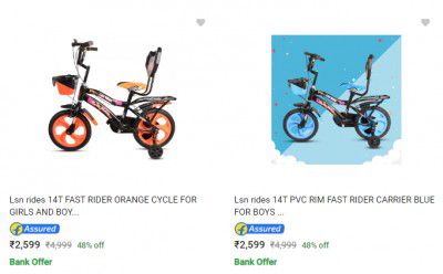 Lsn Rides Kids Cycles up to 50% off