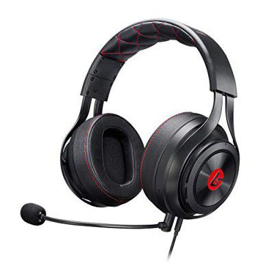 LucidSound LS25BK Wired Stereo Gaming Headset with Mic for eSports or PC, Black