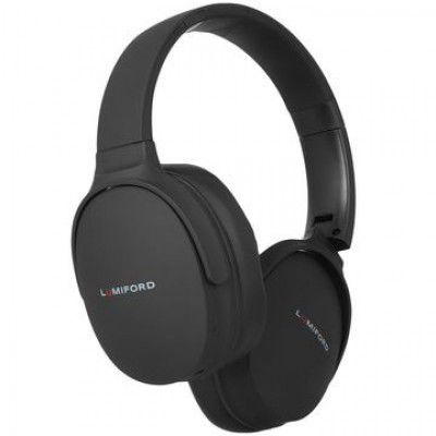 LUMIFORD HD70 Bluetooth Headphone with Mic (Dual Phone Pairing Technology, Over Ear, Black)