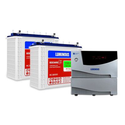 Luminous Inverter & Battery Combo for Home Office & Shops