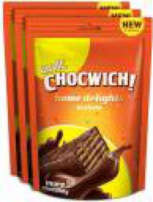 LuvIt Chocwich Home Delights Wafer Chocolates | Crunchy & Delicious | Homepack | Gift Combo Bars  (3 x 187 g)