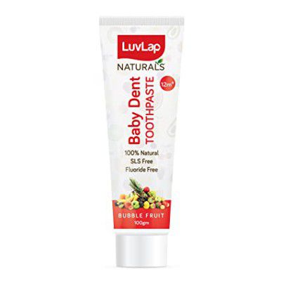 LuvLap Naturals Baby Dent 100% Natural Toothpaste for Kids