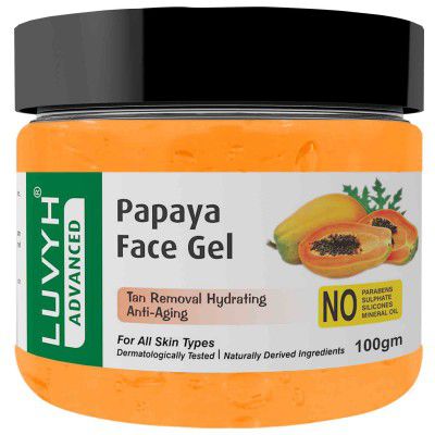 Luvyh Papaya Face Massage Gel (100g) Skin for Spot Removal