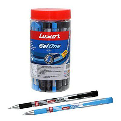 Luxor Gelone GP Ball Pen Assorted (40 PCS)