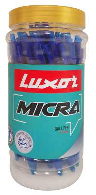 Luxor : Micra Ball Pen Pack of 25 with Jar