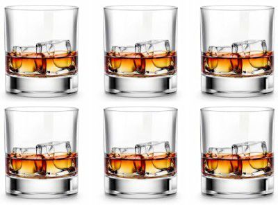 LUXU Whiskey Glasses-Premium 11 Ounces Scotch Glasses Set Of 6 