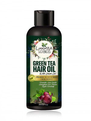 Luxura Sciences Luxura Sciences Green Tea Hair Oil with Onion Oil - 200 ml