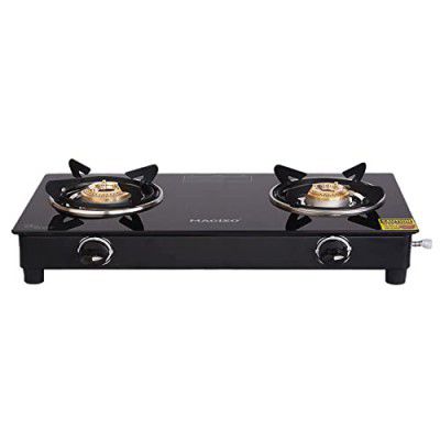 Macizo ECO Glass Cook Top | 2 Heavy Weight Brass Burners | High thermal efficiency | 6mm Toughened Glass | Stainless Steel Dip Tray | Powder Coated frame | 1 Year Warranty with Doorstep Service Open