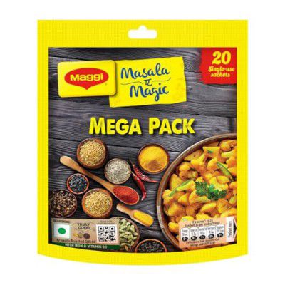 MAGGI Masala-ae-Magic Vegetable Masala, All in One | 120g Pouch (6g x 20 Sachets)