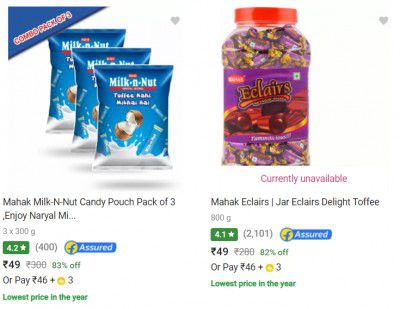 Mahak Candy Upto 83% Off Starting From @ 49