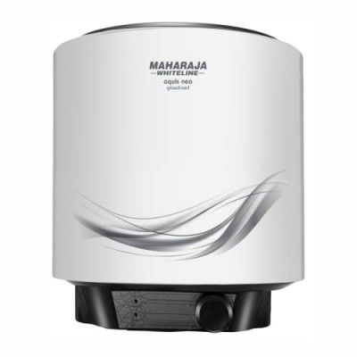 Maharaja Whiteline Aquis Neo Storage Water Heater, 10 litre, Glasslined coating, Rust & Shock proof Metal Body - AQUIS NEO/WH-167