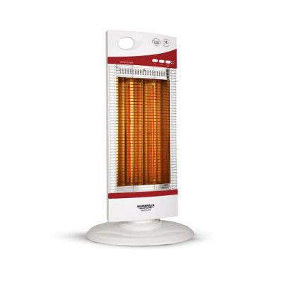 Maharaja Whiteline Omiflux Room Heater, 1000W - RH-128 (White & Cherry Red)