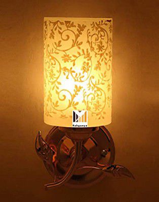 Mahganya Antique Handmade Decorative Wall Light Lamp (Multicolour) - Set of 2