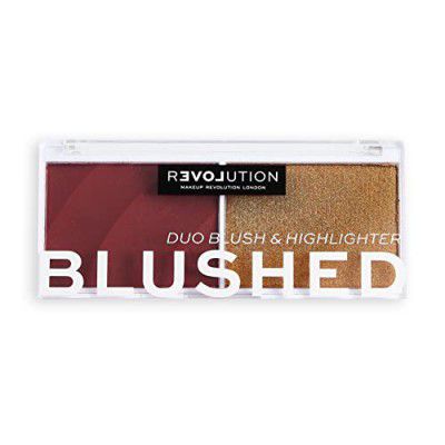 Makeup Revolution Colour Play Blushed Duo Wishful, Multi-Color