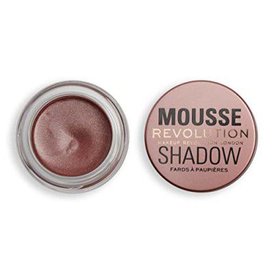 Makeup Revolution- Mousse Shadow- Amber Bronze | Creamy whipped mousse formula for soft focus |Non-sticky, cream-to-powder finish |Foil finish with longevity | Light-as-air mousse shadow | 4gm