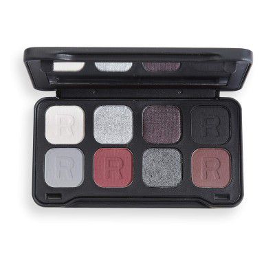 Makeup Revolution Revolution Forever Flawless Dynamic Ebony Eyeshadow Palette, Ebony (Multicolor), 8 g,Shimmery & Matte Finish