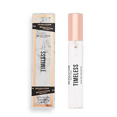 Makeup Revolution Timeless Purse Spray fruity fragrance has woody & aromatic, which deepen to soft, spicy notes with Hint of Rose