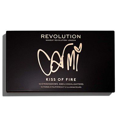 Makeup Revolution X Carmi Kiss of Fire Palette, Multicolor, 20.26g