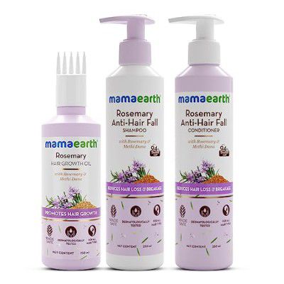 Mamaearth Rosemary Hair Fall Control Kit - 650 ml