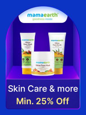 Mamaearth skin care @ minimum 25% off on Flipkart's Big Billion Days Sale Offer