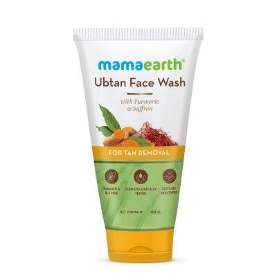 Mamaearth Ubtan Natural Face Wash, 150 Ml